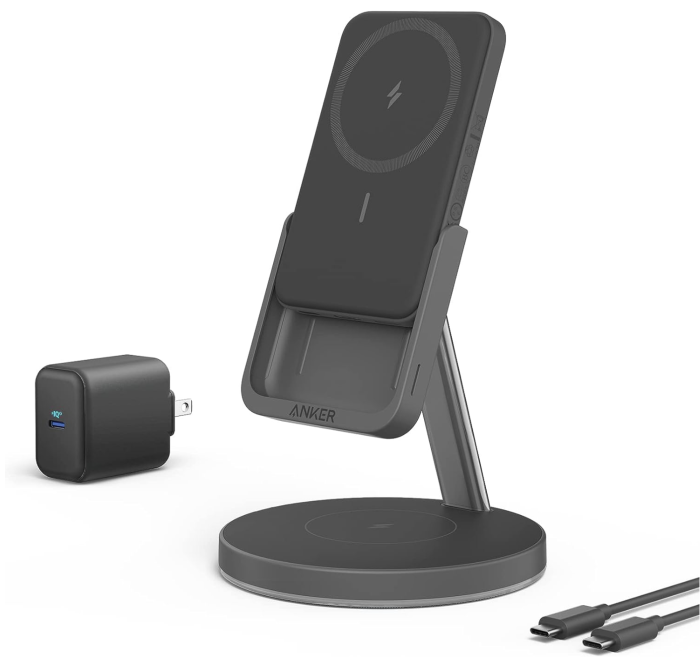 Anker 633 Magnetic Wireless Charger MagGo 5000 mAh Black (A25A7)
