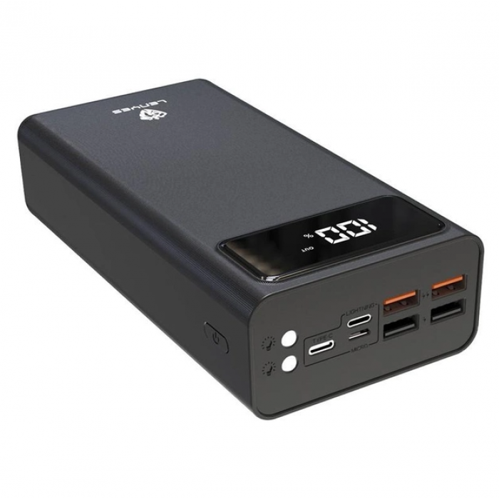 LENYES Lenyes PX491 40000 mAh 4USB 5 В/2 А заряджання Чорний
