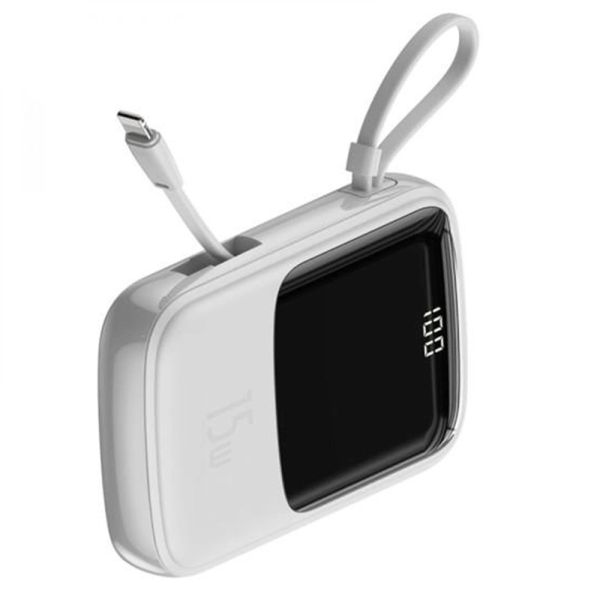 Baseus PPQD-B Q Pow With IP 3A 15W Білий