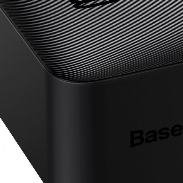 Baseus Bipow PPDML-K01 30000 mAh, 2USB, Type-C, 3A, 15W, QC, чорне