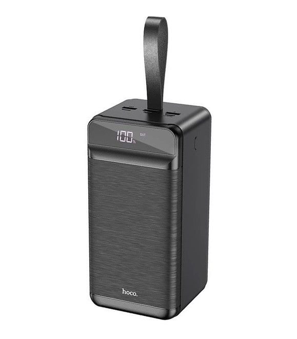 Hoco Super with digital display and lanyard DB31 60000 mAh |3USB/Type-C/Lightning, 2.1A| чорна