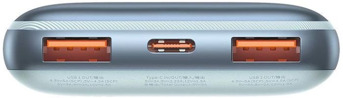 Baseus Bipow Pro Digital 10000 mAh 22.5W Blue (PPBD040003)