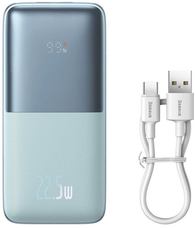 Baseus Bipow Pro Digital 10000 mAh 22.5W Blue (PPBD040003)