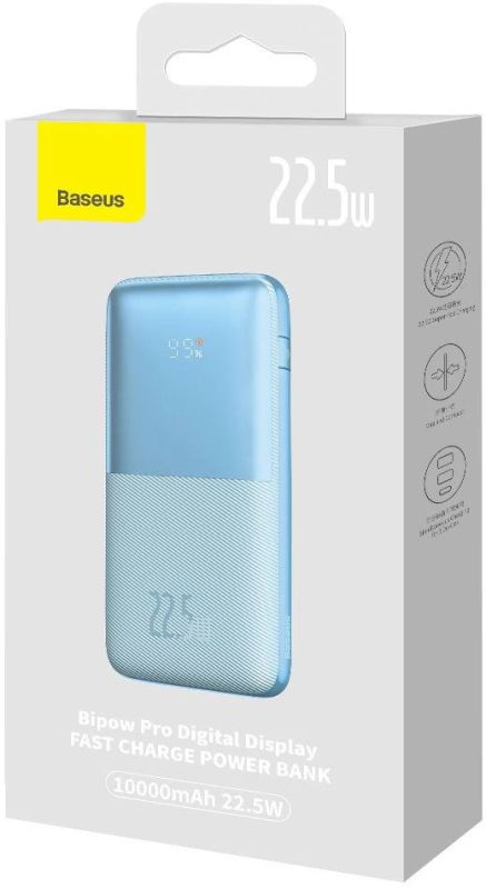 Baseus Bipow Pro Digital 10000 mAh 22.5W Blue (PPBD040003)