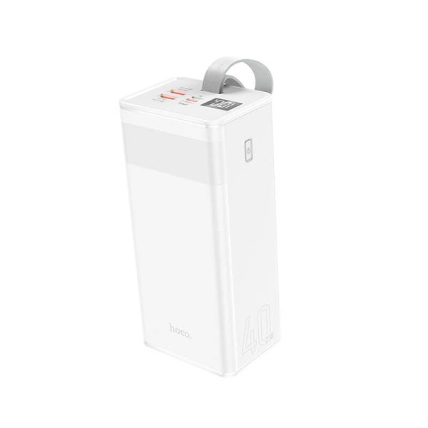 зарядний Power Bank HOCO J86 Powermaster з функцією настільної лампи 40000mAh, біле