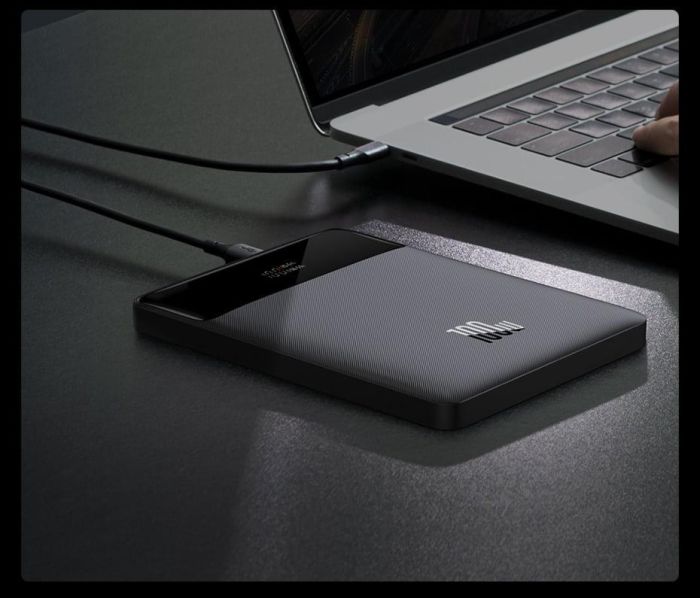 Baseus PPDGL-01 20000 mAh, 100W, 2USB, 2Type-C, чорне