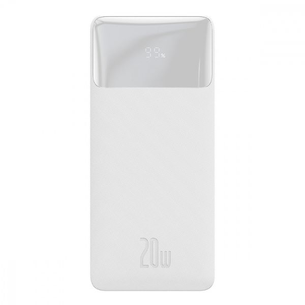 Baseus Bipow Digital Display Overseas 20W 20000mAh White (PPBD050302)