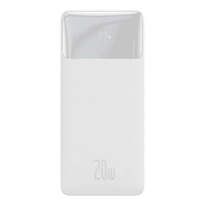 Baseus Bipow Digital Display Overseas 20W 20000 mAh White (PPBD050302)