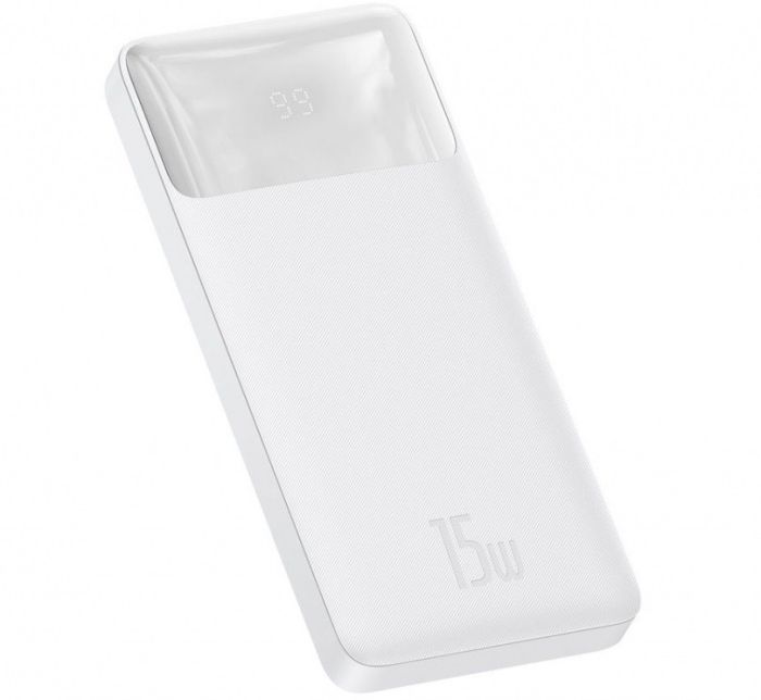 Baseus PPDML-K02 30000 mAh, 2USB, біле
