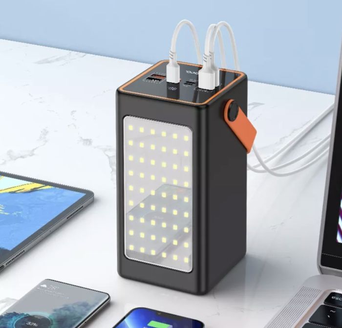 Hoco з лампою J107 22.5W 90000 mAh черный