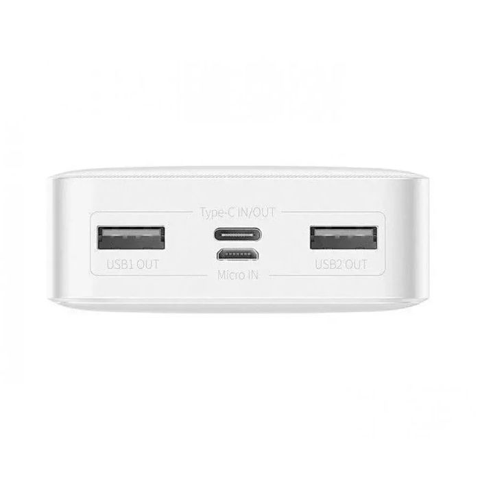 Baseus Bipow Digital Display 15W 20000 mAh White (PPDML-J02)