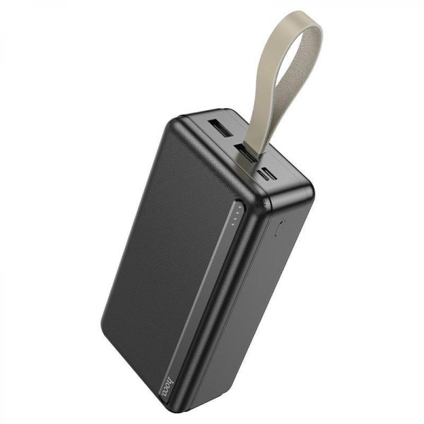 портативний зарядний Power Bank HOCO J91B 30000mAh 2USB, Type-C, 2.1A, Black ТР