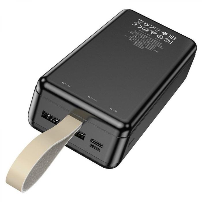 Hoco J91B 30000 mAh 2USB, Type-C, 2.1A, Black ТР