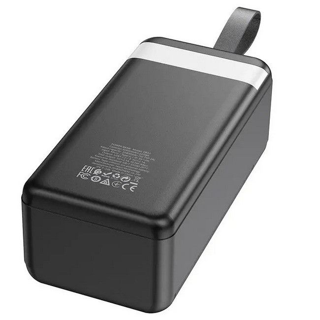 Hoco 60000 mAhDB31 3USB Type-C Lightning Black ТР