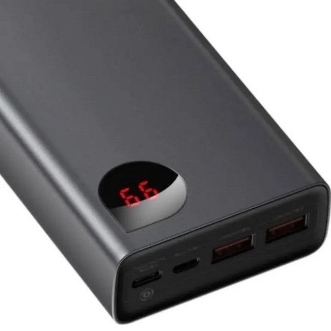 Baseus 20000 mAhAdaman PPIMDA-D01 2USB Type-C 6A 65W Black ТР