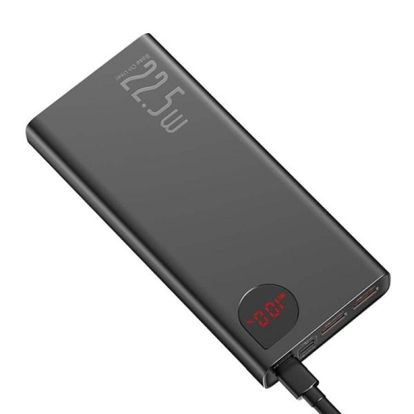 Зовнішній акумулятор Baseus Bippow Digital Display 20000mAh 22,5W PPADM205 (Чорний)
