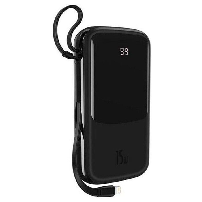 Baseus 20000 mAh 15Вт USB LightningQpow PPQD-F01 (Чорний)