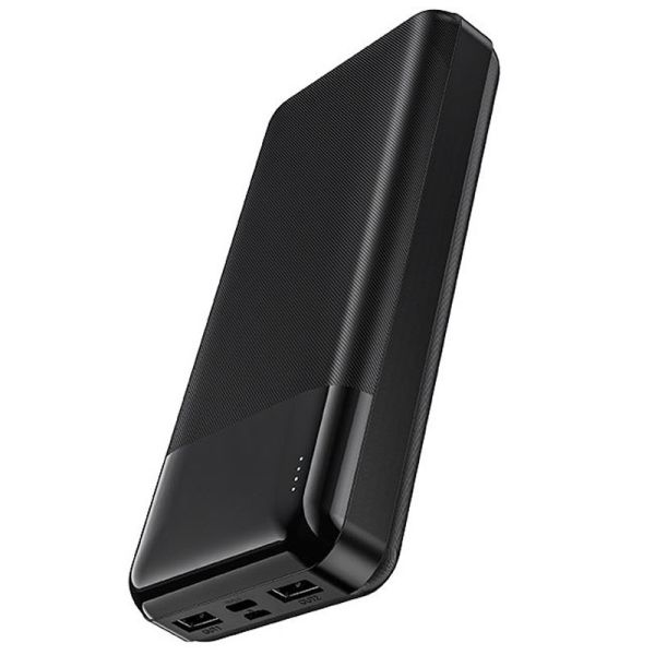 Портативний зарядний пристрій повер банк Power Bank Hoco J72A 20000 mAh чорний (YС1077)
