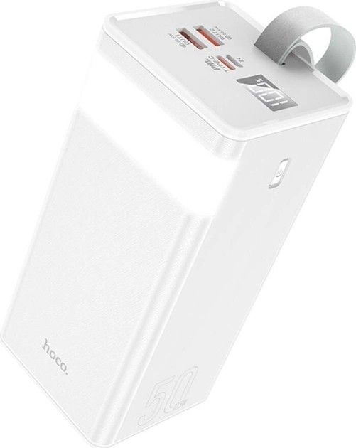 Hoco J86A 50000 mAh з ліхтариком білий