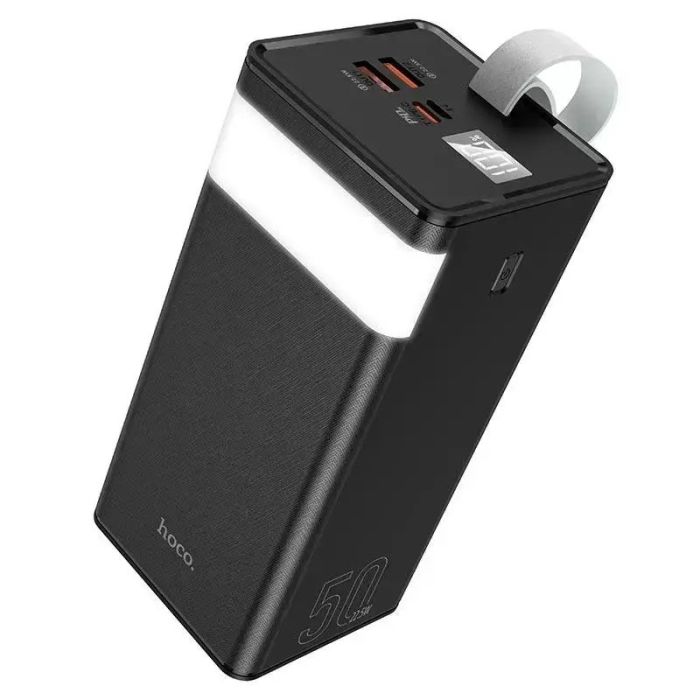 Hoco JВ6A 50 000 mAh павер бенк для телефону зі швидкою зарядкою з ліхтариком з ремінцем, 22.5W