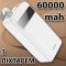 Hoco JВ6B 60 000 mAh павер бенк для телефону зі швидкою зарядкою з ліхтариком з ремінцем 22.5W, Білий