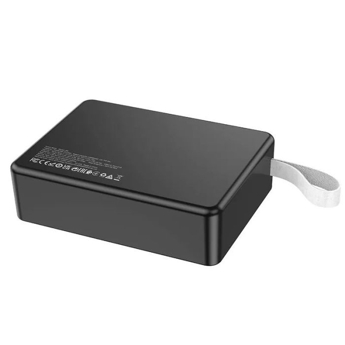 Hoco J94 75 000 mAh павер бенк для телефону зі швидкою зарядкою з ремінцем 22.5W, Чорний