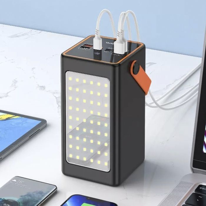Hoco JІ07 90 000 mAh павер бенк для телефону зі швидкою зарядкою з ліхтариком з ремінцем, 22.5W