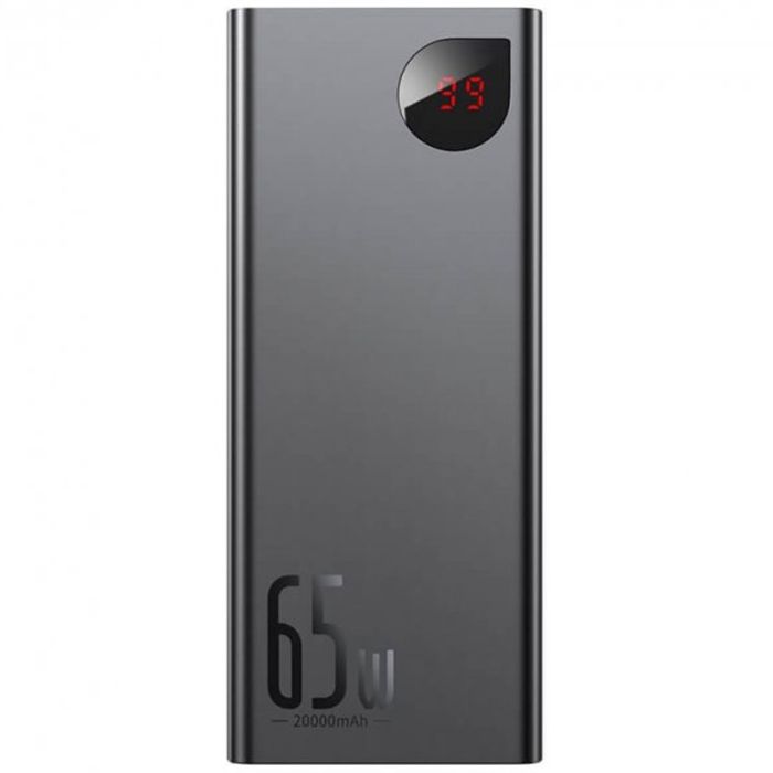 Baseus Adaman Metal Digital Display QC 65W 20000 mAh (PPIMDA-D) Black (1510975)