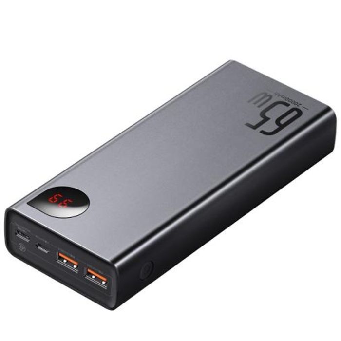 Baseus Adaman Metal Digital Display QC 65W 20000 mAh (PPIMDA-D) Black (1510975)