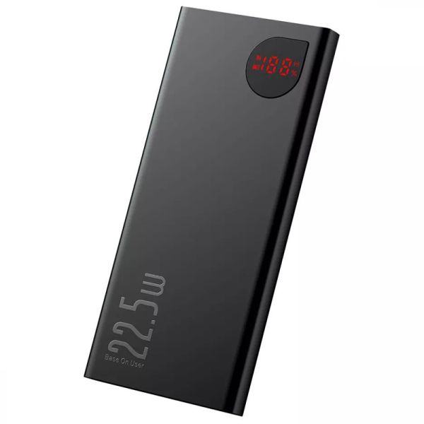 Зарядний пристрій Baseus Adaman Metal QC 22.5W Overseas Edition 10000 mAh (PPAD070001) Black (7313460)