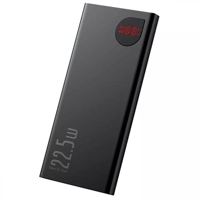 Baseus Adaman Metal QC 22.5W Overseas Edition 10000 mAh (PPAD070001) Black (7313460)