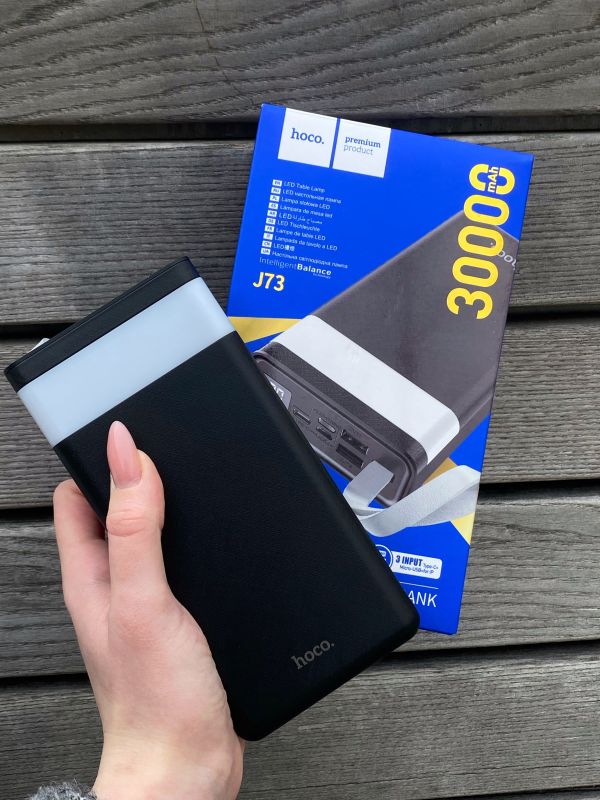 PowerBank Hoco J73 на 30 000 mAh (чорний)