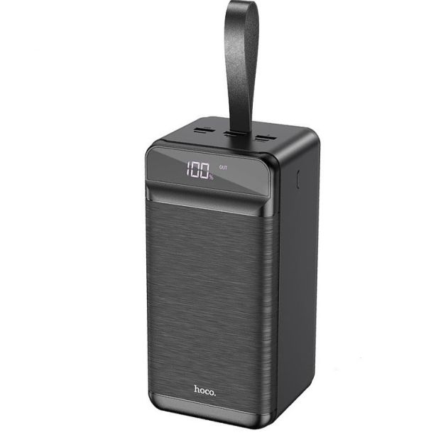 Hoco DB31A 80000 mAh 3USB, Type-C, Lightning, чорне