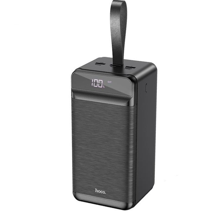 Hoco DB31A 80000 mAh 3USB, Type-C, Lightning, чорне