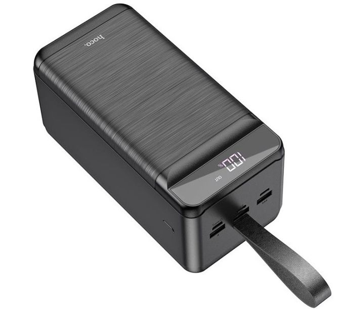 Hoco DB31A 80000 mAh 3USB, Type-C, Lightning, чорне