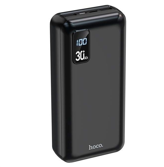 Hoco Serenity DB34B 30000 mAh 2USB, Type-C, 2A, чорний