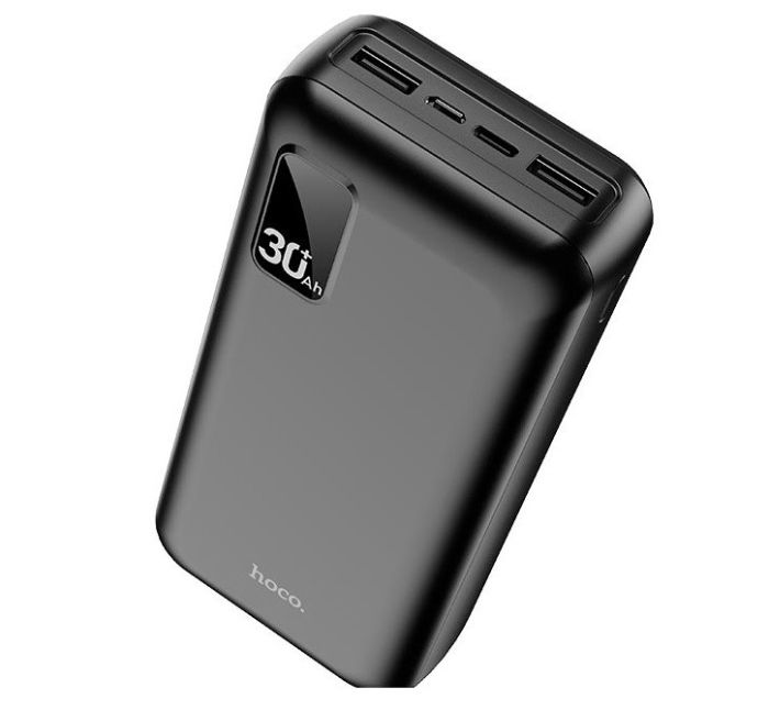 Hoco Serenity DB34B 30000 mAh 2USB, Type-C, 2A, чорний