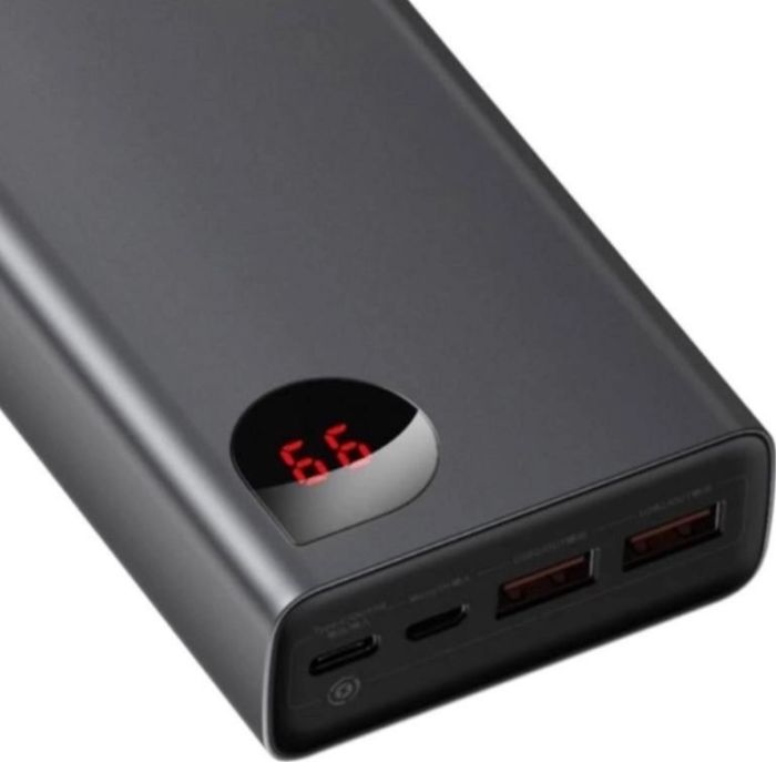 Baseus Adaman PPIMDA-D01 20000 mAh 2USB, Type-C, 6A, 65W, чорний