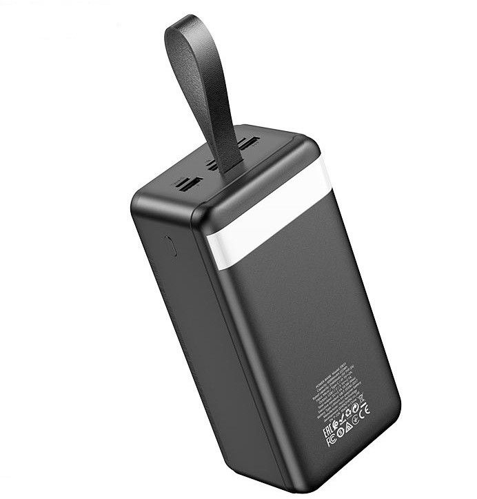 Hoco DB31 60000 mAh 3USB, Type-C, Lightning, чорне