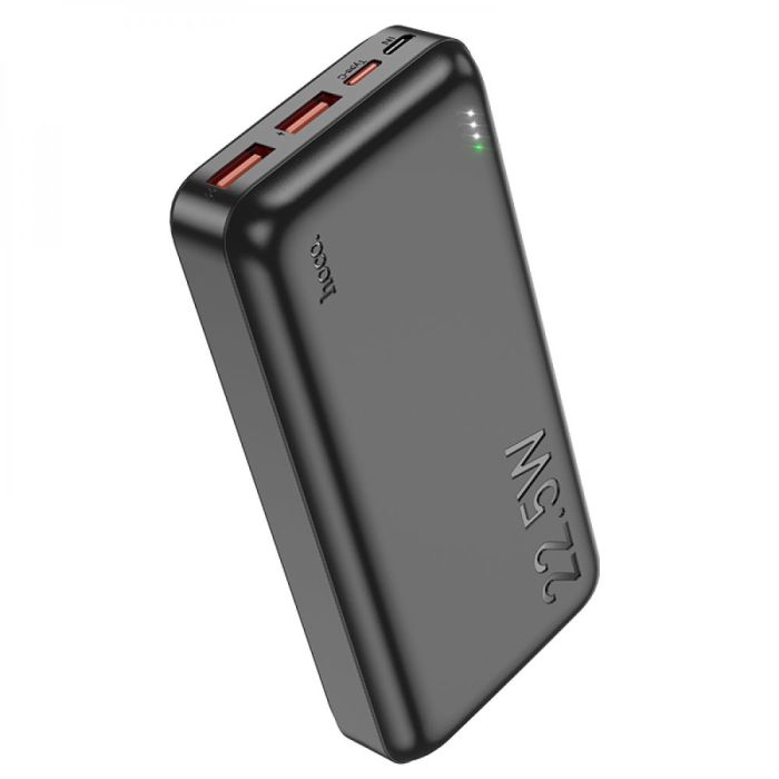 Hoco J101A 22.5 Вт 20000 mAh 2USB/Micro-usb/Type-c Чорний