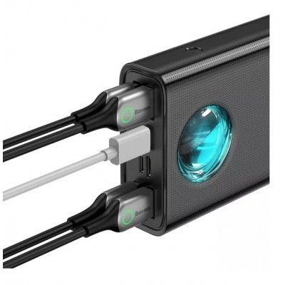 Baseus Amblight 30000 mAh 65W, 6A, QC3.0, PD3.0, cable Type-C/100W (PPLG-A01)
