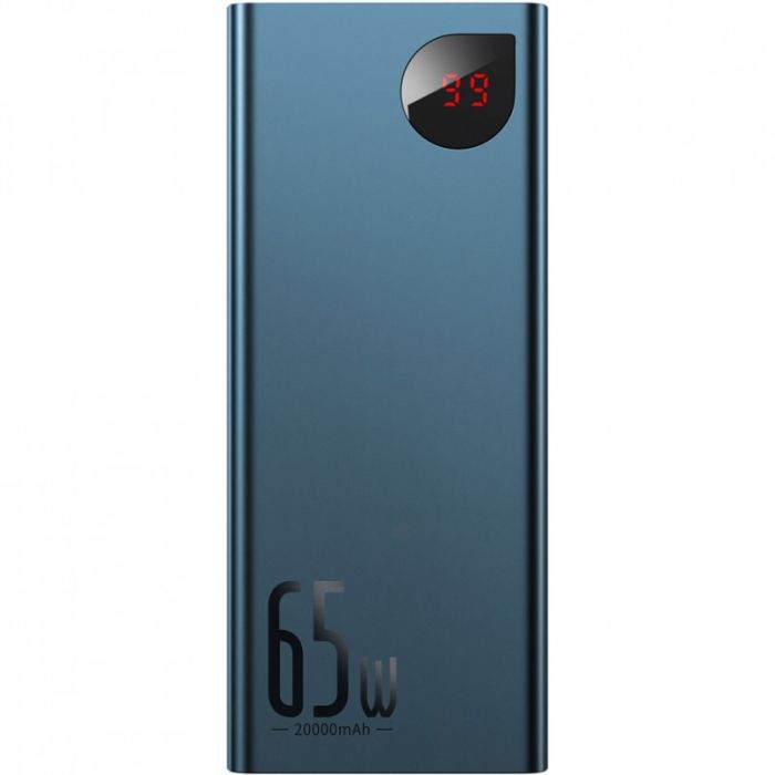 Baseus Adaman Metal 20000 mAh, PD/65W, QC/3.0, USB-кабель до Type-C (PPIMDA-D03) (170319)