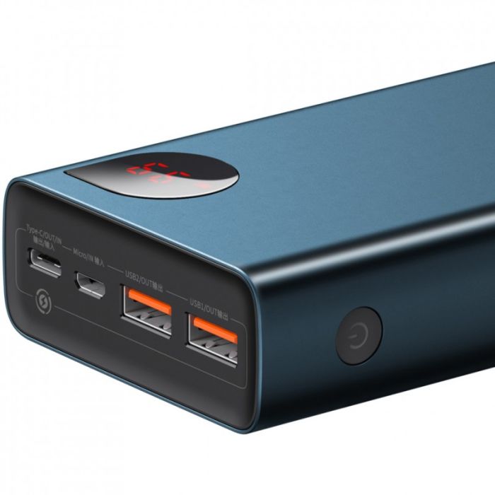 Baseus Adaman Metal 20000 mAh, PD/65W, QC/3.0, USB-кабель до Type-C (PPIMDA-D03) (170319)