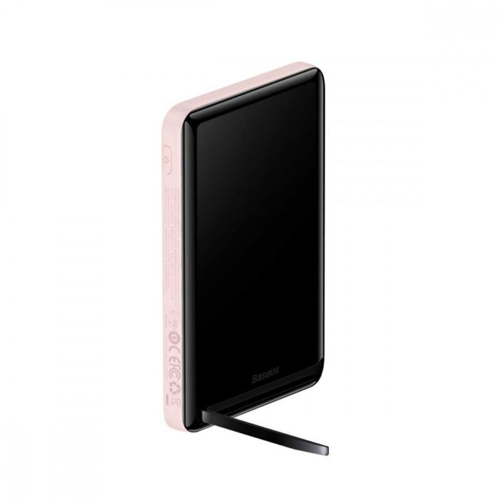 Baseus Magnetic Bracket Wireless 10000 mAh 20W MagSafe рожевий (PPCX000204)