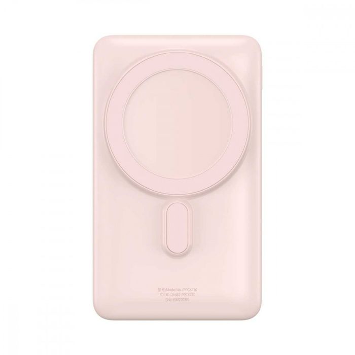 Baseus Magnetic Bracket Wireless 10000 mAh 20W MagSafe рожевий (PPCX000204)