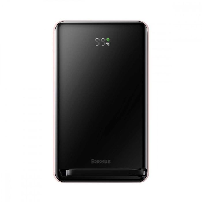Baseus Magnetic Bracket Wireless 10000 mAh 20W MagSafe рожевий (PPCX000204)