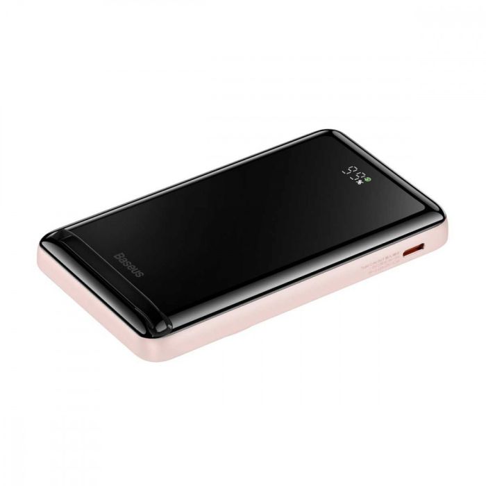 Baseus Magnetic Bracket Wireless 10000 mAh 20W MagSafe рожевий (PPCX000204)