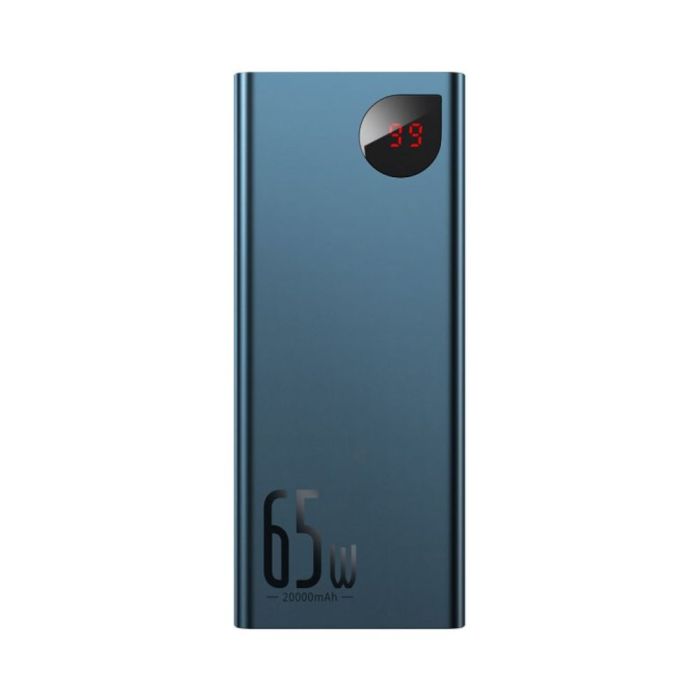 Baseus  Adaman Metal 20000 mAh Digital Display 65W (QC3.0 PD3.0) (blue)