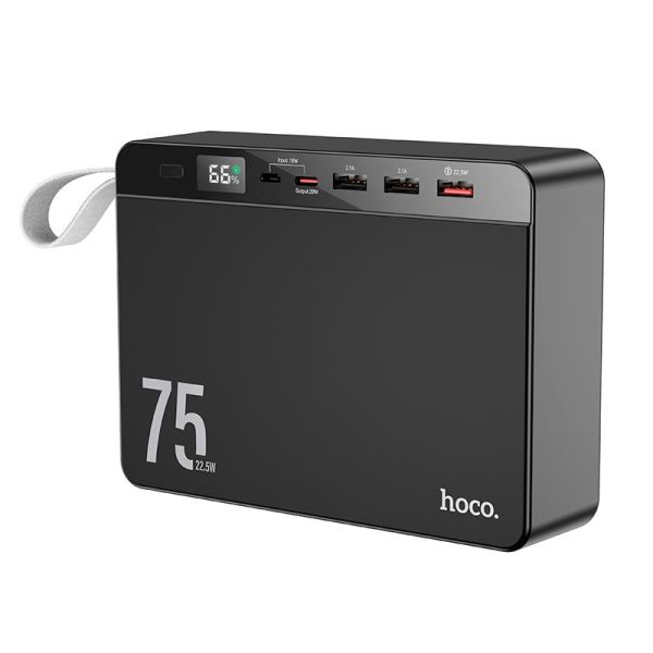 УМБ HOCO Overlord fully compatible power bank J94 75000mah | 3USB/Type-C, PD/QC, 20W/5A |