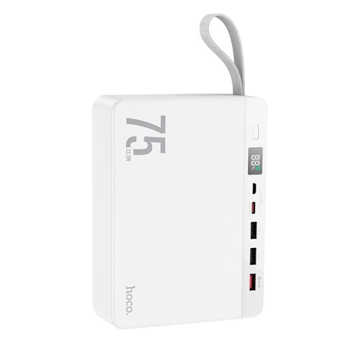 Hoco Overlord fully compatible J94 75000 mAh | 3USB/Type-C, PD/QC, 20W/5A |